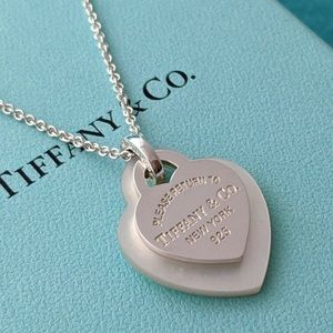 Tiffany & Co. Return to Tiffany double heart necklace